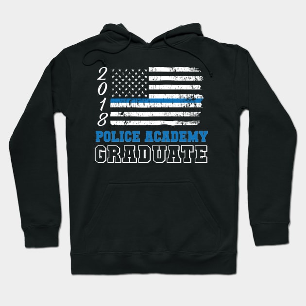 Police Academy 2018 Graduation - Thin Blue Line TShirt Hoodie by bbreidenbach